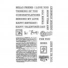 Hero Arts 4"x6" Clear Stamps - Sending Love Mail