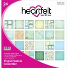 Heartfelt Creations 12"x12" Double-Sided Paper Pad - Floral Frames (24 sheets)