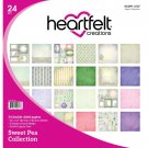 Heartfelt Creations 12"x12" Double-Sided Paper Pad - Sweet Pea (24 sheets)