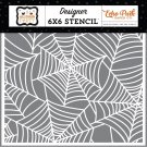 Echo Park 6"x6" Stencil - Spinning Spiderweb