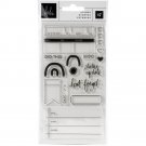 Heidi Swapp Clear Stamps - Storyline Chapters (17 pack)