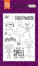 Echo Park Clear Stamp Set - Halloween Costumes