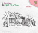 Nellies Choice Idyllic Floral Clearstamps - Bike