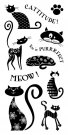 Inkadinkado Clear Stamp Set - Cats