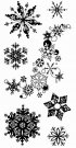 Inkadinkado Clear Stamps - Snowflakes A Plenty