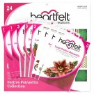 Heartfelt Creations Festive Poinsettia Collection - Includes 1 Of Each Item In Collection