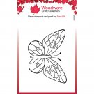 Woodware 7x5cm Clear Stamps - Mini Wings Tortoise Shell