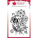 Woodware 4"x6" Clear Stamps - Curly Petals