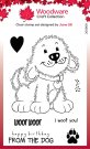 Woodware Clear Stamps - Fuzzie Friends Parker The Puppy