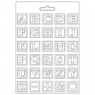 Stamperia A4 Soft Mould - Daydream Alphabet
