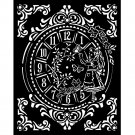 Stamperia 20x25cm Thick Stencil - Alice Clock