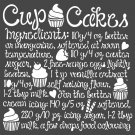 Stamperia 18x18cm Thick Stencil - Sweety Cupcake