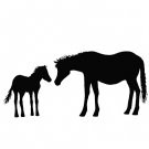 Lavinia Stamps Clear Stamps - Horse and Foal