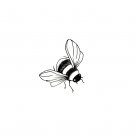 Lavinia Stamps Clear Stamps - Bee Miniature