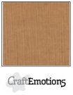 CraftEmotions Linen Cardboard - Mocha (10 sheets)