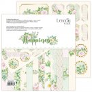 LemonCraft 12”x12” Paper Pad - Happiness (6 sheets)