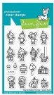 Lawn Fawn 3"x4" Clear Stamps - Tiny Birthday Friends
