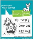Lawn Fawn 3"x2" Clear Stamps - Snow One Like You