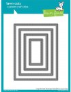 Lawn Cuts Custom Craft Dies - Large Stitched Rectangle