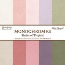 Maja Design Shades of Tropical Monochromes Colours 12x12 - Set (5 st papper)
