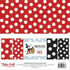 Echo Park 12"x12" Paper Kit - Mouse And Me Dots (6 sheets)
