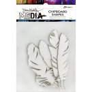 Dina Wakley Media Chipboard Shapes - Feathers