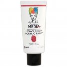 Dina Wakley Media Heavy Body Acrylic Paint - Fuchsia (59ml)