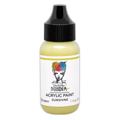 Dina Wakley Media Heavy Body Acrylic Paints - Sunshine