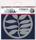 Dina Wakley MEdia Stencils - A Frond Coaster