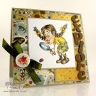 Make It Crafty - Pippy Bug Catcher Unmounted Rubber Stamp
