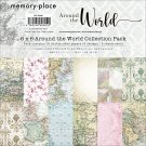 Memory Place 6"x6" Double-Sided Paper Pack - Around The World (12 sheets)