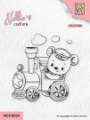 Nellies Choice Clear Stamps - Cuties Train