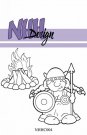 NHH Design Clear Stamps - Viking Woman