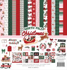 Echo Park 12”x12” Collection Kit - North Pole Christmas (13 sheets)