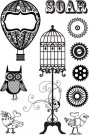 Prima Marketing Clear Stamps - Steam Punk