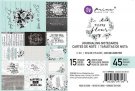 Prima 4"x6" Journaling Cards Pad - Flirty Fleur (45 pack)