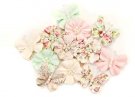 Prima Mulberry Paper Flowers - Misty Rose Dacey (12 pack)
