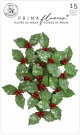 Prima Marketing Mulberry Paper Flowers - Candy Cane Lane Mistletoe Love