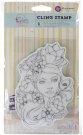 Prima Marketing Cling Stamps - Girl Paige