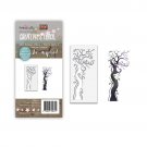 Polkadoodles Stencil - Creepy Tree