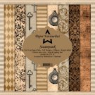 Paper Favourites 6”x6” Paper Pack - Steampunk (24 sheets)