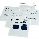 Pinkfresh Studio 4.25"x5.25" Stencils - Celebrate In Style Layering (5 pack)