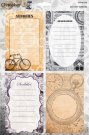 Docrafts A4 Die-cut Toppers 2 pack - Chronology (Postcards)