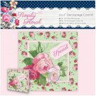 DoCrafts 6"x6'' Decoupage Card Kit - Simply Floral (Someone Special)