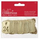 Papermania Wooden Advent Tags