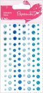 Papermania Adhesive Stones - Capsule Aqua (104 Pieces)