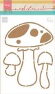 Marianne Design Stencils - Mushrooms PS8015