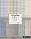 Reprint 6”x6” Paper Pack - Checkers Vintage Basic Collection (20 sheets)