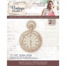 Crafters Companion Vintage Diary Pocket Watch Stamp & Die