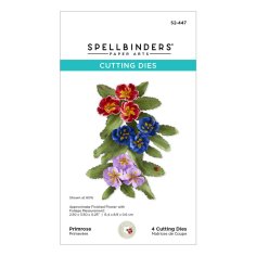 Spellbinders Etched Dies - Serenity Garden Primrose